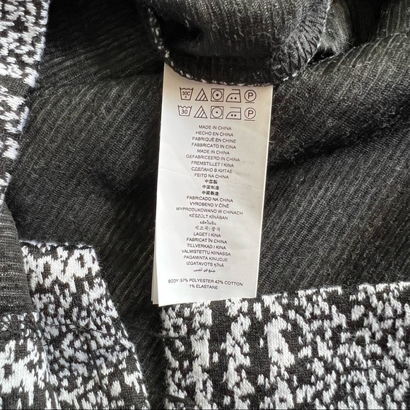 Michael Kors Jacquard Sheath Dress Size M Black and White  NWT - Picture 12 of 16